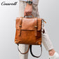 Crazy horse leather shoulder bag Men's fashion leather crossbody bag Business men's bag briefcase three-purpose bag