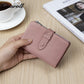 Women's Long Genuine Leather Multi-Card Slot Simple First Layer Cowhide Vertical Wallet for Export