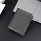 Genuine leather wallet for women short style zipper closure large capacity multiple card slots anti-theft