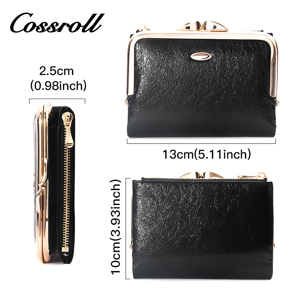 2024 Ladies Purse Zipper Leather Wallet Women Wallets for women Luxury Famous Brand Designer Wallets for Women