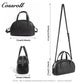 Genuine Leather Shoulder Crossbody Boston Bag Niche Vintage Tote Genuine Cowhide Bowling Bag