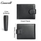 Head Cowhide Man Wallet Genuine Leather Money Clip Horizontal Short Banknote Coin  Soft Leather Plain