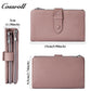 Women's Long Genuine Leather Multi-Card Slot Simple First Layer Cowhide Vertical Wallet for Export