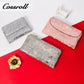 2024 Factory custom foreign trade new wallet female leather python wallet cowhide high-end wallet card bag certificate bag