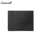 Men's Genuine Leather Bifold Short Wallet, Business Plain Cowhide Ultra Slim Multi-Slot Card Holder, Minimalist Men's Purse
