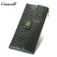 Factory Direct Sale High Quality luxury genuine leather womens  crocodile texture Genuine Leather