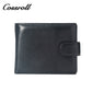 Latest Arrival Slim Men's Casual Wallet Short Paragraph Leather Card Holder Short Wallet