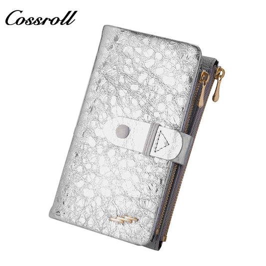 Customized Design ladies designer women wallet geniune leather wallet