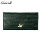 2024 Most Popular best brand leather long  wallet female  Genuine Leather