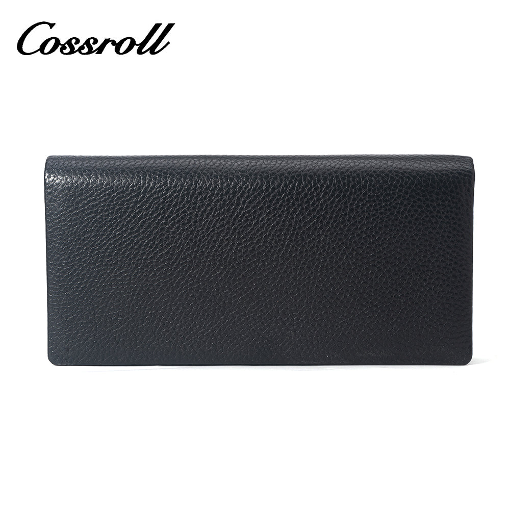 2023 New Product black small leather wallet women's with factory price