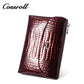 Factory Direct Sale High Quality luxury genuine leather womens  crocodile texture Genuine Leather