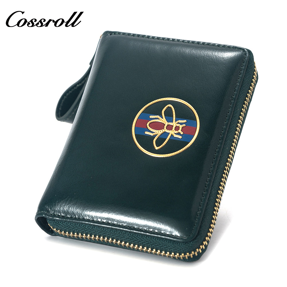 Customized Design Products wallets for women fashionable oil wax leather