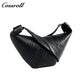 Coson croissant niche design sheepskin lazy dumpling bag leather women's bag tide crossbody bag