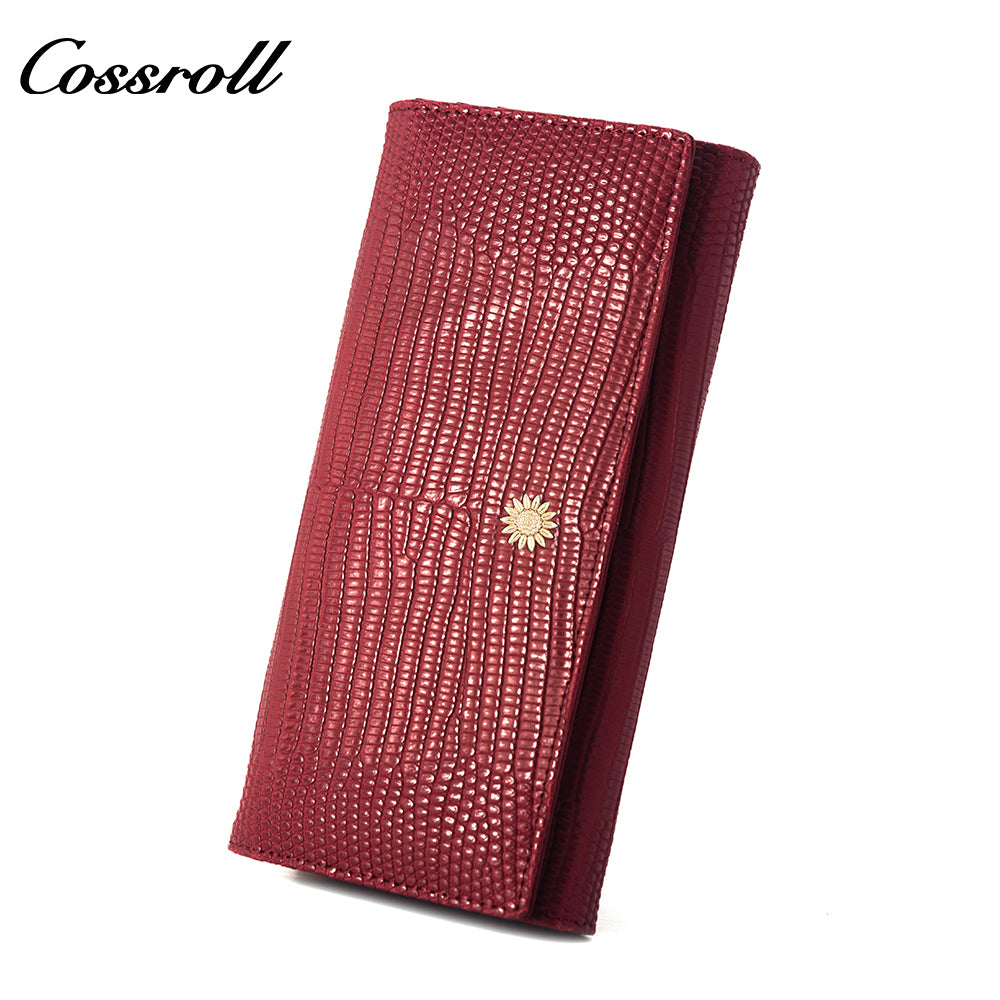 Hot Sale & High Quality Customized  for women geniune leather wallet