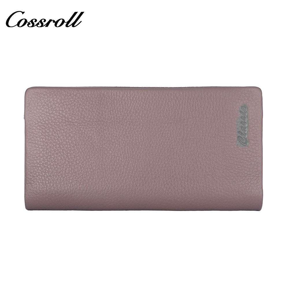 Fashion Cross-border Foreign Trade Multi Card Slots Card  Long Ladies Wallet Ladies Premium Leather Genuine Coin Purse