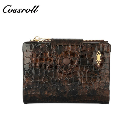 The Lowest Price genuine women  crocodile texture Genuine Leather