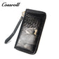 2024 Newly designed High ladies snake textured leather