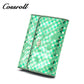 New Chinese product Leather waterproof purse Ladies snake textured leather