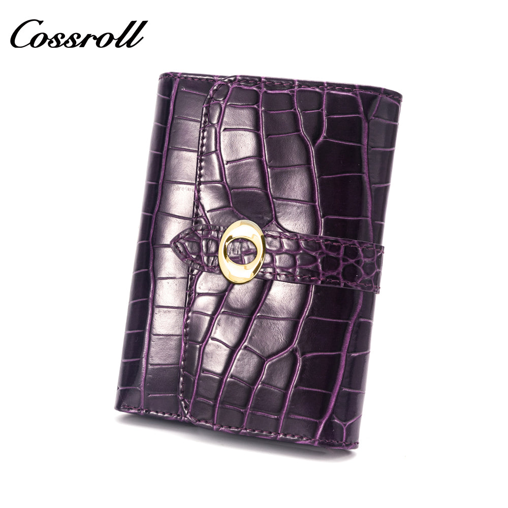 High Quality Wholesale Custom Cheap luxury leather   crocodile texture Genuine Leather