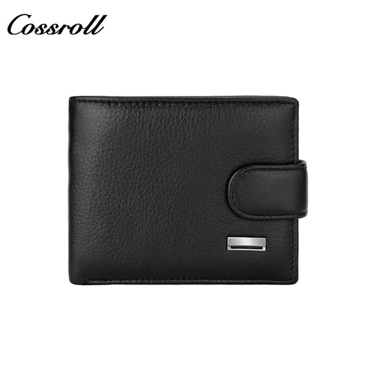 New wallet large capacity anti-theft brush wallet men's short leather money clip