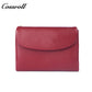 Genuine Leather Fashionable High-End Short Women's Wallet, Top Layer Soft Cowhide, Large Capacity