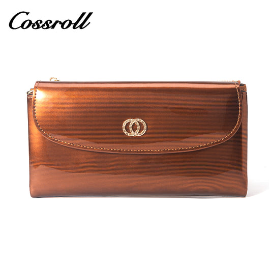 Custom Private Label brown leather wallet for women With Wholesaler