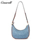 Denim Underarm Bag, Casual Shoulder Bag for Women, Commute Crossbody Purse with Adjustable Strap