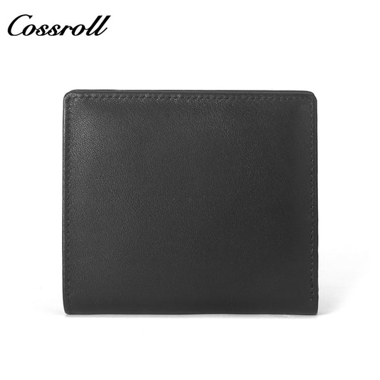 New leather wallet short first layer cowhide women's advanced sense purse small purse for women