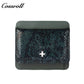 Women's wallet genuine leather European and American fashion vintage card holder coin case