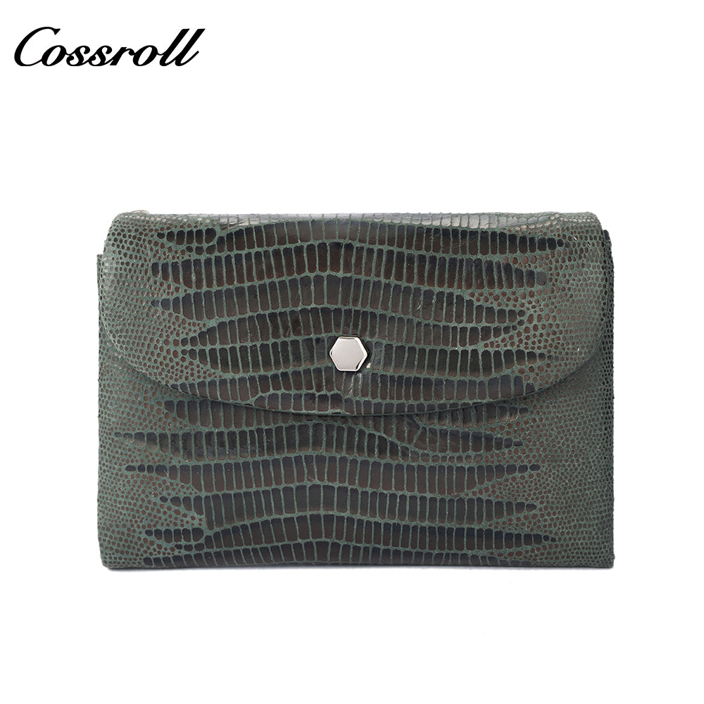 Genuine leather wallet for women, soft cowhide, patchwork, multifunctional, large-capacity coin purse