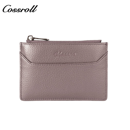 New Women's Wallet Short Wallet Multifunctional Simple Multi Card Position Lychee Pattern Money Clip