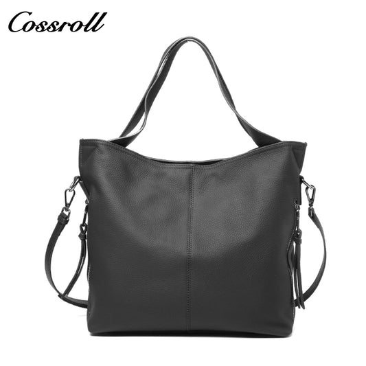 Leather Tote bag women 2024 new fashion large capacity tote top layer cowhide women crossbody bag shoulder bag