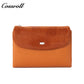 Women's Genuine Leather Coin Purse, Two-Tone Splicing, Multifunctional Card Holder