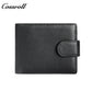 Head Cowhide Man Wallet Genuine Leather Money Clip Horizontal Short Banknote Coin  Soft Leather Plain