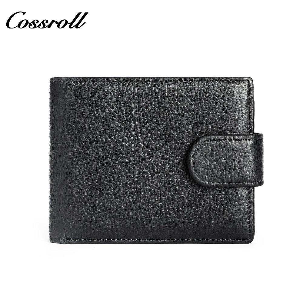 Head Cowhide Man Wallet Genuine Leather Money Clip Horizontal Short Banknote Coin  Soft Leather Plain