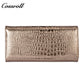 2024 Hot New Products real leather long   crocodile texture patent leather