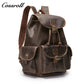 Large capacity backpack Outdoor travel leisure backpack Retro Top cowhide backpack Handmade top layer cowhide backpack Men's Crazy Horse Leather computer bag