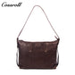 Genuine Leather Hobo Shoulder Bag for Women, Vintage Soft Leather Large Capacity Commuter Bag, Convertible Crossbody & Shoulder Bag