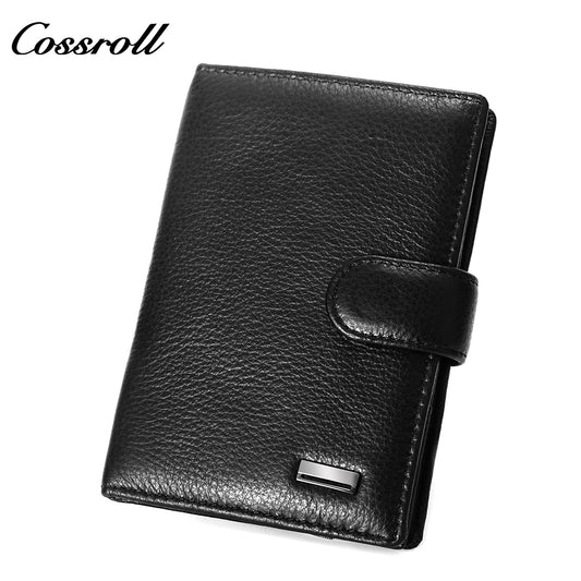 2024 New Genuine Leather Men's Wallet Short High-End Men's Wallet Best-Selling Style