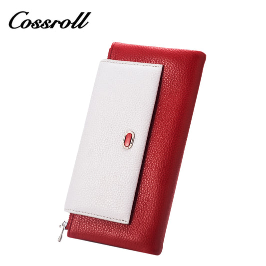 2023 New Product black small leather wallet women's with factory price