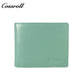 Factory custom short simple leather purse for women cowhide coin bag for women purse money clip