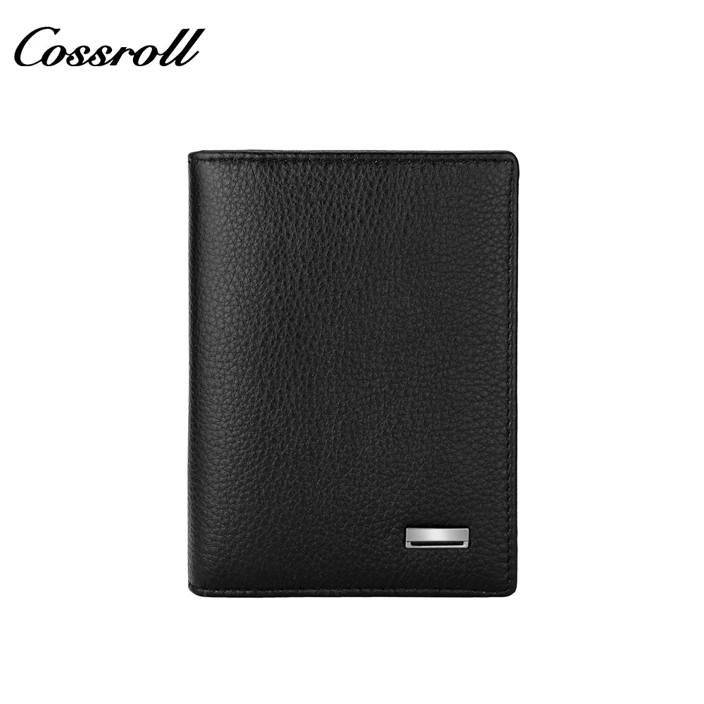 Factory direct supply foreign trade hot sale short men's wallet leather wallet