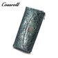 Explosive Models date red long leather wallet women's With Wholesale hot style