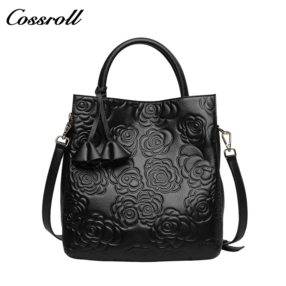 Leather women's bag counter authentic bag 2024 new handbag leather women's fashion large bag single Shoulder crossbody bag