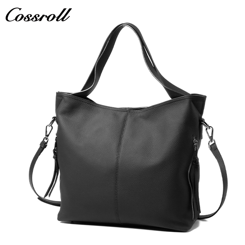 Leather Tote bag women 2024 new fashion large capacity tote top layer cowhide women crossbody bag shoulder bag