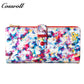 Most Popular best brand leather long  wallet female printing Genuine Leather