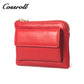 ODM/OEM Manufacturer red genuine leather women's wallet With CE Certificate