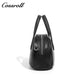 Genuine Leather Shoulder Crossbody Boston Bag Niche Vintage Tote Genuine Cowhide Bowling Bag