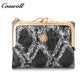 Leather women's purse Multi-functional pattern fashion short long cowhide wallet multi-card crocodile texture patent leatherg factory custom