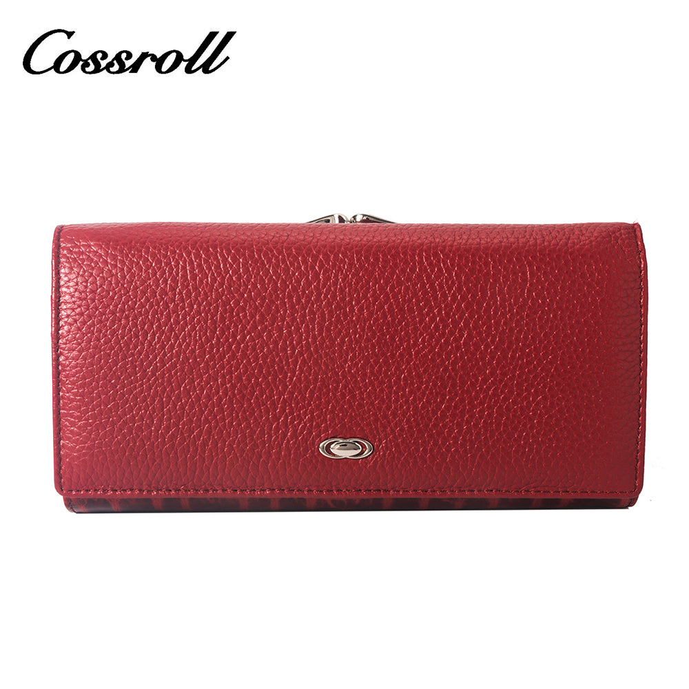 Wholesale New Trends red leather wallets for women  With Wholesale of new materials